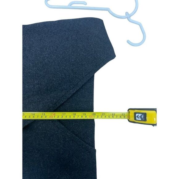 Zara Womens Sweater S Anthracite Gray Cut Out Wool Blend Cardigan 6771/135 NWT - Picture 11 of 11
